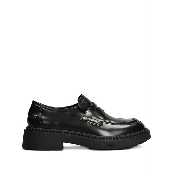 死灰 レディース スリッポン・ローファー シューズ 45粍 medusa loafers Black
