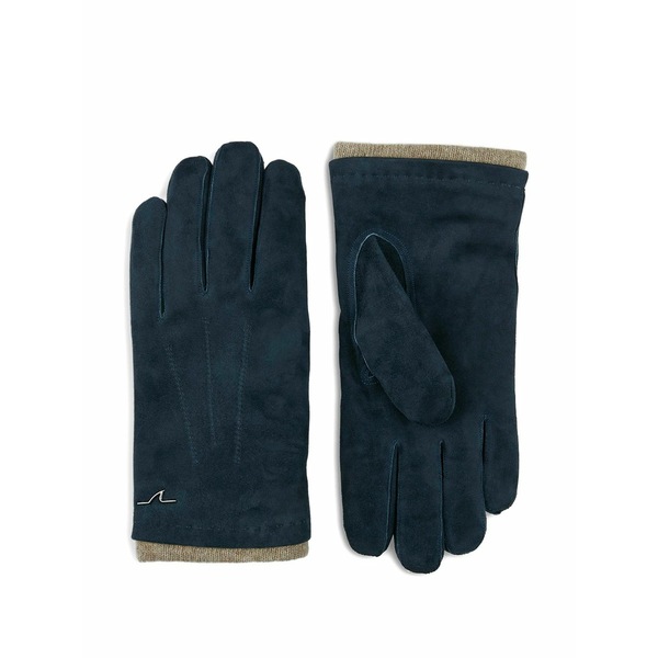 ポールアンドシャーク メンズ グローブ 添え物 Suede gloves Blue