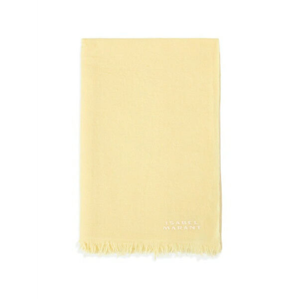 イザ呼びりん マラン レディース えり巻き・袈裟・えり巻き 付属物 Alette fringed-hem scarf Yellow