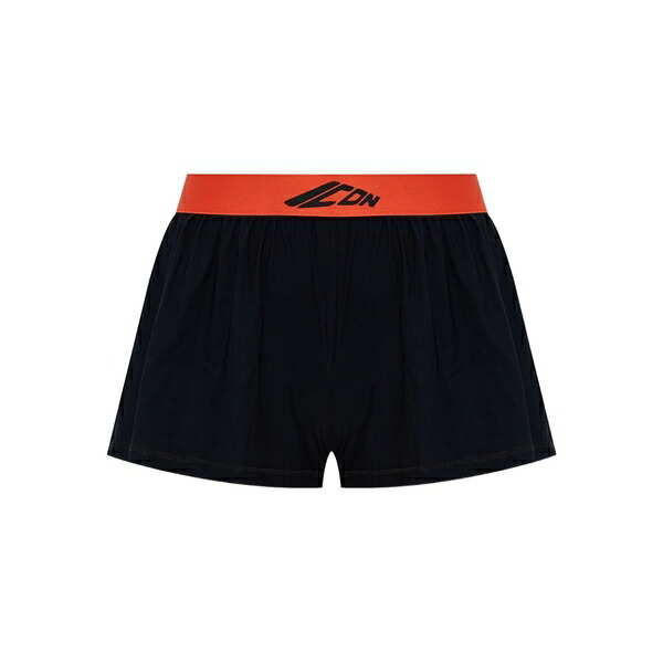 ディースクエアード レディース 心地好いズボン下 ボトムス Icon-embellished shorts Black