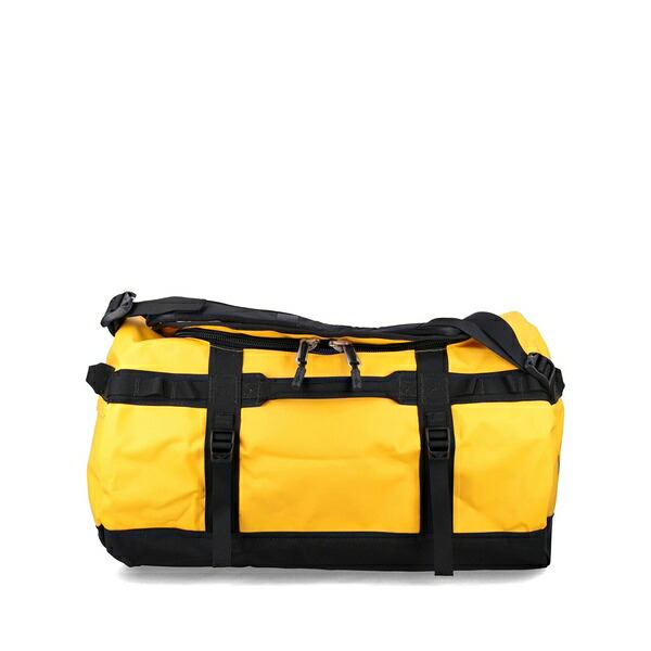 北の方人間の顔 メンズ ボストンバッグ 御徒面子 Small base camp duffle bag Yellow