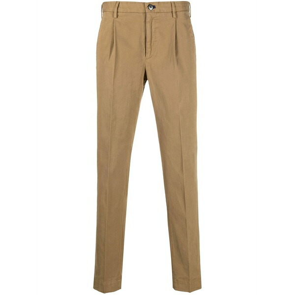 インコテックス メンズ カジュアルパンツ ボトムス Straight-leg chino trousers Neutrals|asty