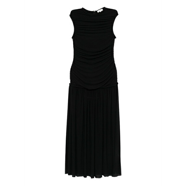 サンドロ レディース ワンピース トップス Ruched dress Black|asty