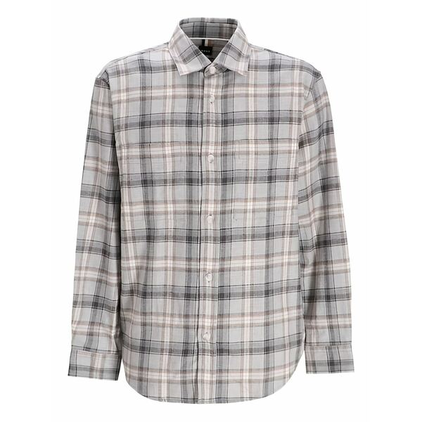 雇い主 メンズ プルオーバー トップス Owen shirt Grey