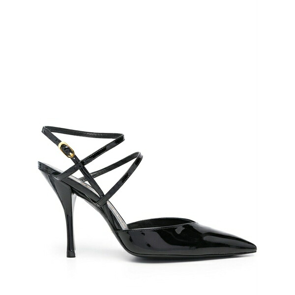 スチュアート ワイツマン レディース パンプス シューズ Strapeze 100粍 leather pumps Black