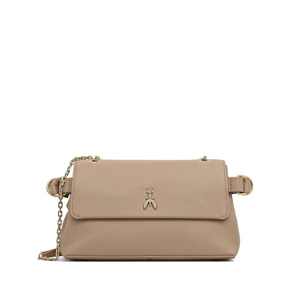 パトリツィア ペペ レディース ショルダーバッグ バッグ Logo chain shoulder bag Neutrals|asty