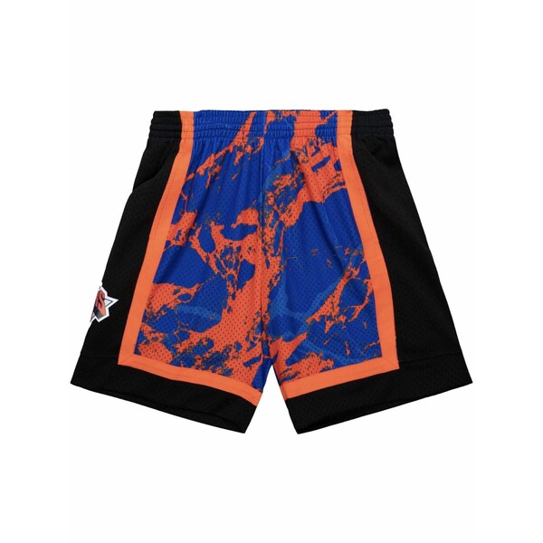 ミッチェル&ネス メンズ カジュアルパンツ ボトムス "ny knicks 1996" team marble basketball shorts Blue｜asty