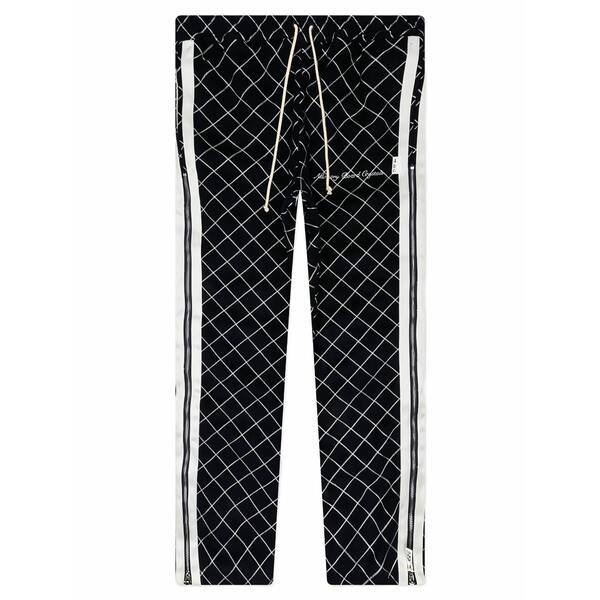 アドバイザリー ボード クリスタルズ メンズ カジュアルパンツ ボトムス Diamond-quilted zip-detail trousers Black｜asty