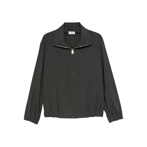 パロッシュ レディース 上衣＆上衣 アウター Wool bomber jacket Grey