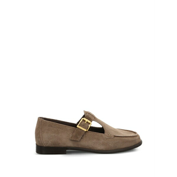 マルコポーロ レディース スリッポン・ローファー シューズ Suede loafers Neutrals