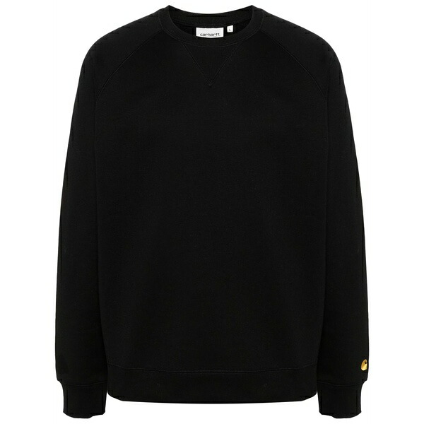 鉄道車両ハート形 メンズ パーカー・スウェットシャツ アウター Chase crew-neck sweatshirt Black