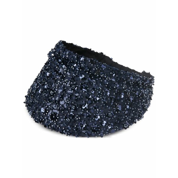 メゾンミッシェル レディース 帽子 アクセサリー Soft patty vizor Blue|asty