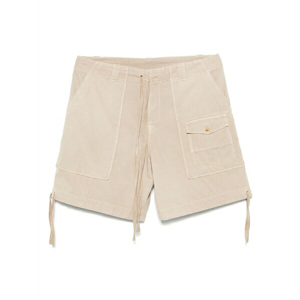 モスキーノ メンズ カジュアルパンツ ボトムス Cotton shorts Neutrals|asty