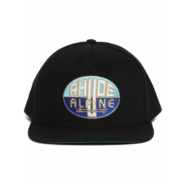 ルード メンズ 帽子 アクセサリー Patch detail cap Black｜asty