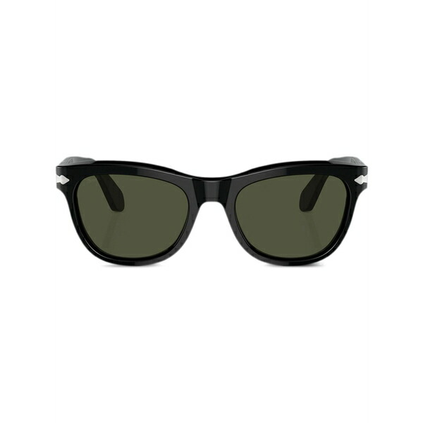 ペルソル メンズ サングラス・アイウェア アクセサリー Square-frame sunglasses Black|asty