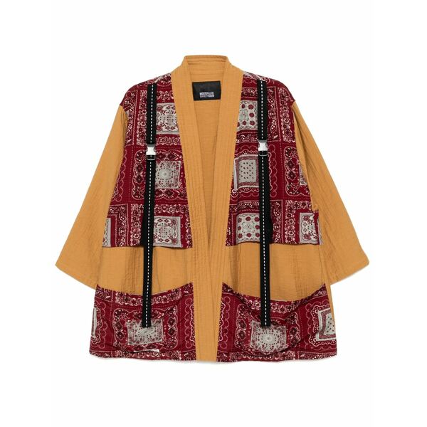 ミストリーハードレアリシーン メンズ ジャケット＆ブルゾン アウター Fisherman kimono jacket Brown｜asty