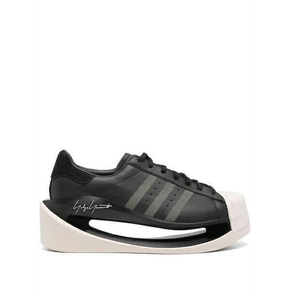 ワイスリー メンズ スニーカー シューズ Gendo superstar leather sneakers  Black