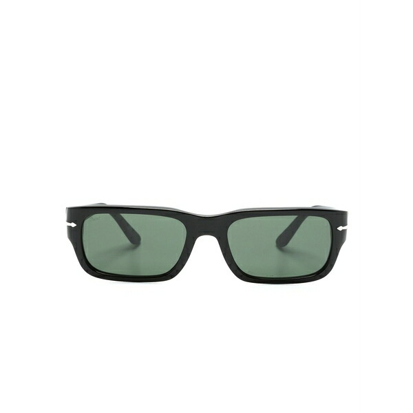 ペルソル メンズ サングラス・アイウェア 付属物 Adrien rectangle-frme sunglasses Black サングラス-眼鏡・サングラス