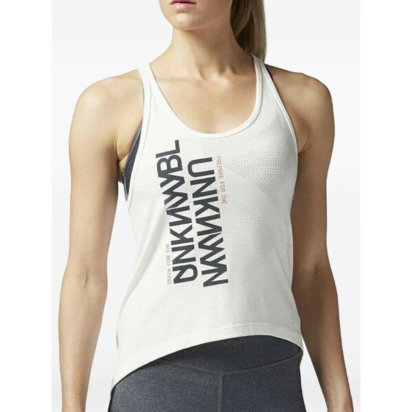 リーボック レディース Tシャツ トップス Crossfit muscle tank top White｜asty