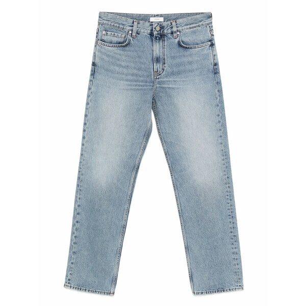 トーテム レディース デニムパンツ ボトムス Five-pocket organic-cotton jeans Blue｜asty