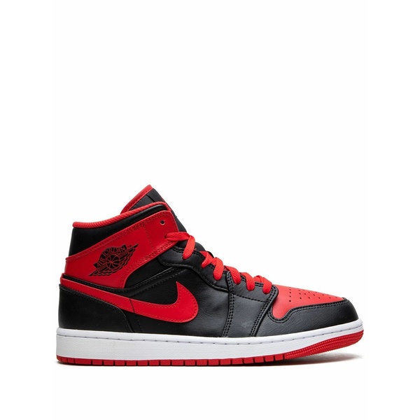 ジョーダン メンズ スニーカー シューズ Air jordan 1 mid \"alternate bred\"" sneakers Black"