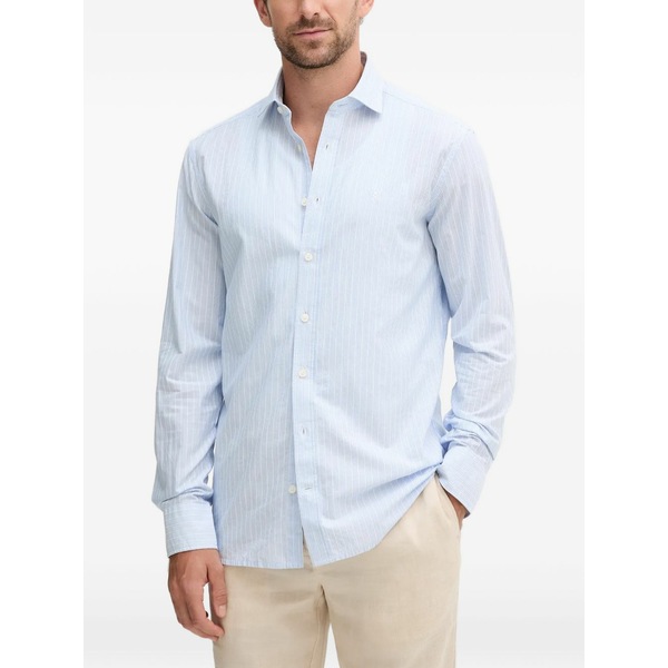 ハケット メンズ シャツ トップス Striped shirt Blue