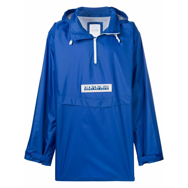 ナパ・バイ・マーティン・ローズ メンズ 上衣＆上衣 アウター Logo rain jacket Blue コート・ジャケット-メンズファッション