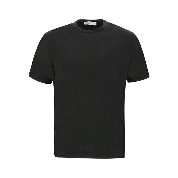 フィリッポ デ ラウレンティス メンズ Tシャツ トップス Cotton t-shirt Black｜asty