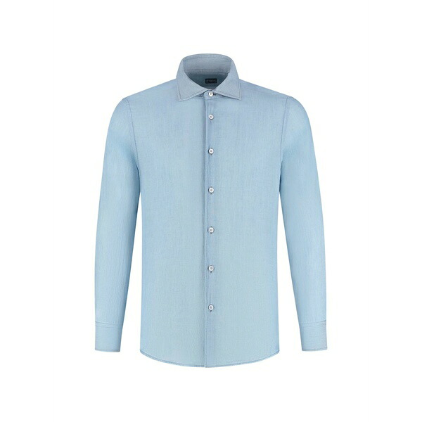 フェデーリ メンズ シャツ トップス Buttoned shirt Blue|asty