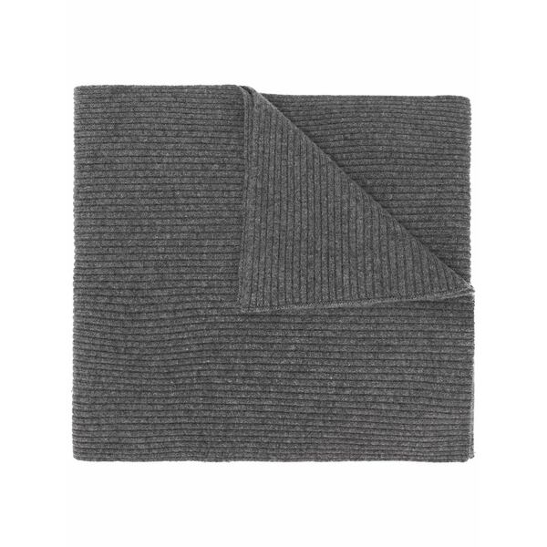 カシミヤ はたご屋 優しいこと レディース えり巻き・袈裟・えり巻き 付属物 Bondi ribbed scarf Grey