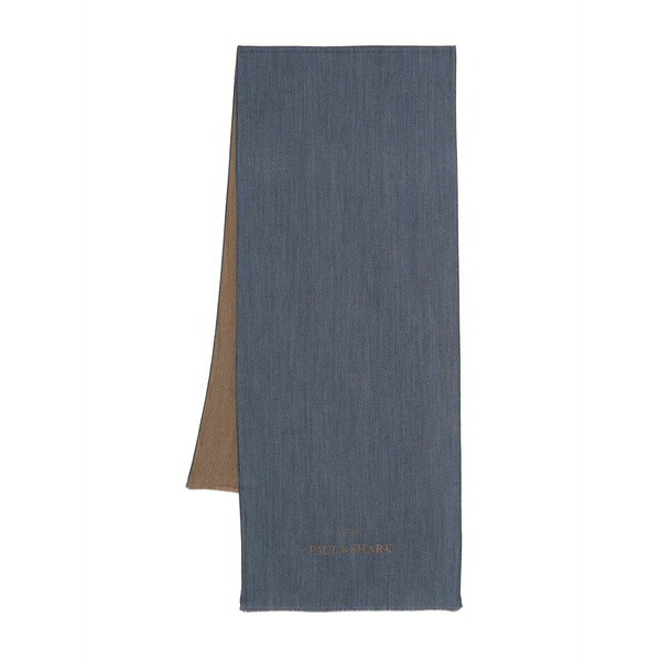 ポールアンドシャーク メンズ えり巻き・袈裟・えり巻き 付属物 Two-tone wool scarf Blue