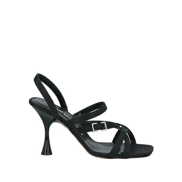 【送料無料】 セルジオロッシ レディース サンダル シューズ Sandals Black｜asty