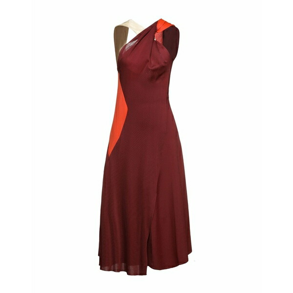 在庫処分大特価!!】 ヴィクトリア ベッカム レディース ワンピース トップス Midi dresses Burgundy