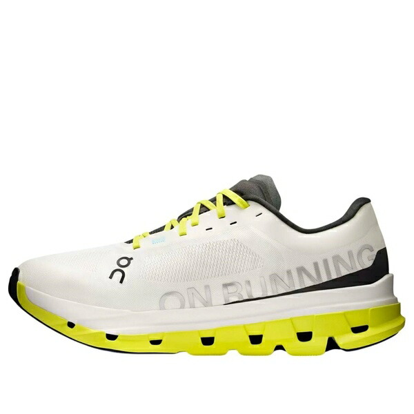 On Running オン 駈けっくら メンズ スニーカー  【On Running Cloudflow 5 \u0027White Lime\u0027 3MF10112929】  大いさ US_M_13 靴-メンズ靴-スニーカー