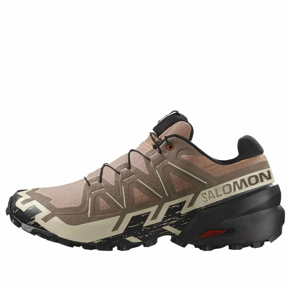 SALOMON サロモン メンズ スニーカー 【Salomon Speedcross 6 'Natural Black Almond Milk' 478110】 サイズ US_12.5(30.5cm)|asty