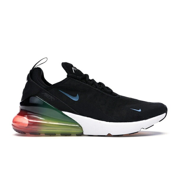 Nike ナイキ メンズ スニーカー 【Nike Air Max 270 Black Laser Orange Ember Glow】 サイズ US_8.5(26.5cm) Black/Black-Laser Orange-Ember Glow|asty