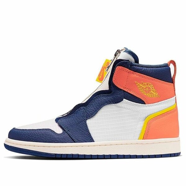 Jordan ジョーダン レディース スニーカー  【(WMNS) Air Jordan 1 High Zip \u0027Blue Void Citron\u0027 AQ3742-100】  大きさ US_8(25.0糎)
