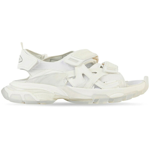 Balenciaga バレンシアガ レディース スニーカー 【Balenciaga Track Sandal Clear Sole White (Women's)】 サイズ US_W_11 White｜asty
