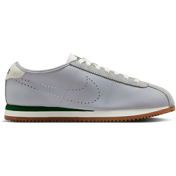 Nike ナイキ レディース スニーカー  【Nike Cortez Wolf Grey Perforated Swoosh (Women)】  サイズ US_7(24.0cm) Wolf Grey/Summit White/Gum Medium Brown/Sport Green