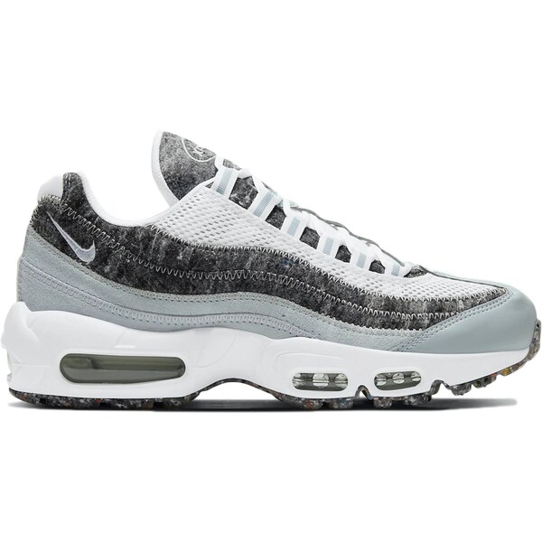 Nike ナイキ レディース スニーカー 【Nike Air Max 95 Crater Grey (Women's)】 サイズ US_6.5(23.5cm) White/Dark Grey-Wolf Grey｜asty