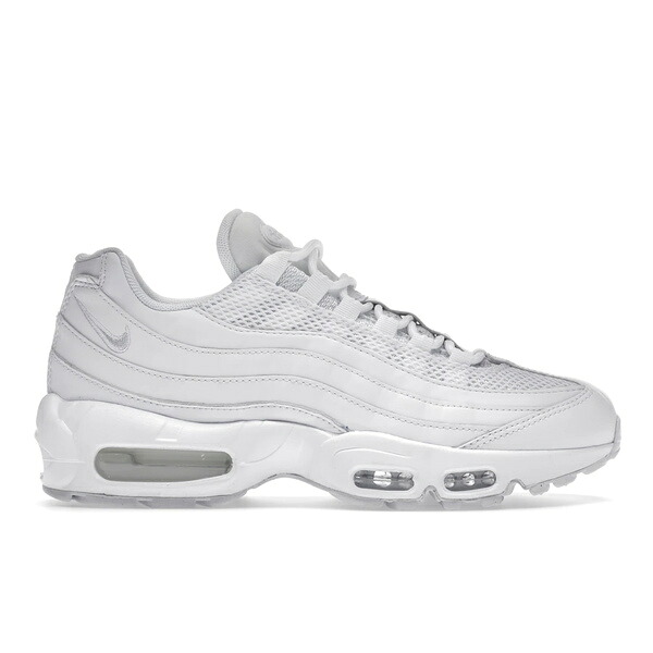 Nike ナイキ レディース スニーカー  【Nike Air Max 95 Next Nature White (Women\u0027s)】  大いさ US_9.5(26.5糎) White/Metallic Silver/White 靴-スニーカー-レディース靴