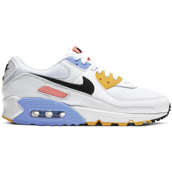 Nike ナイキ レディース スニーカー  【Nike Air Max 90 Solar Flare (Women)】  サイズ US_W_11 White/Pure Platinum/Solar Flare/Black