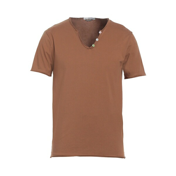 【貨物輸送無料】 ダニエレ アレッサンドリー二 メンズ ティーシャツ トップス T-shirts Brown メンズファッション-Tシャツ・カットソー-トップス