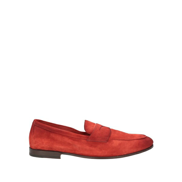 【送料無料】 サントーニ メンズ スリッポン・ローファー シューズ Loafers Red|asty