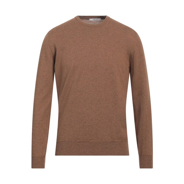 【貨物輸送無料】 カングラ  メンズ 編み物\u0026プルオーバー アウター Sweaters Brown