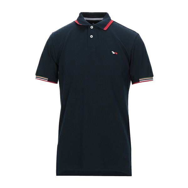 【貨物輸送無料】 ハーモント \u0026 知恵袋 メンズ プルオーバー トップス Polo shirts Blue