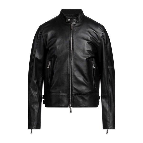 【貨物輸送無料】 ディースクエアード メンズ 上衣＆上衣 アウター Jackets Black
