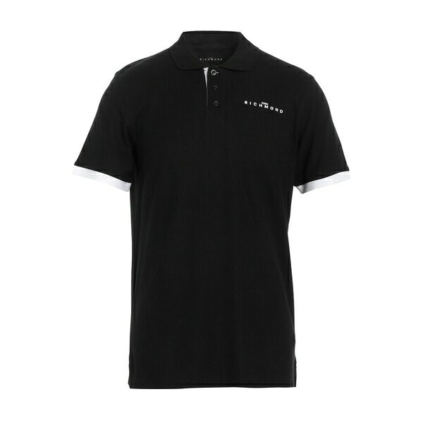 【貨物輸送無料】 ジョン バージニアの州都 メンズ プルオーバー トップス Polo shirts Black