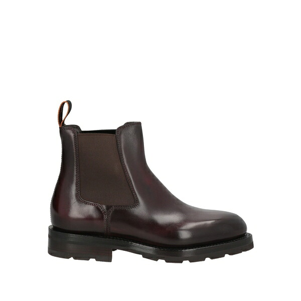 【貨物輸送無料】 サントーニ メンズ ブーツ シューズ Ankle boots Red
