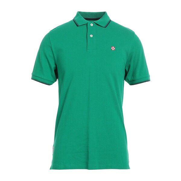 【貨物輸送無料】 エムシーツーセイントバース メンズ ティーシャツ トップス Polo shirts Green メンズファッション-Tシャツ・カットソー